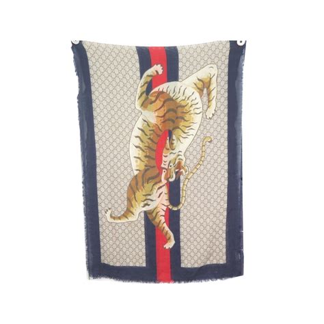 foulard vintage gucci tigre|gucci tiger accessories.